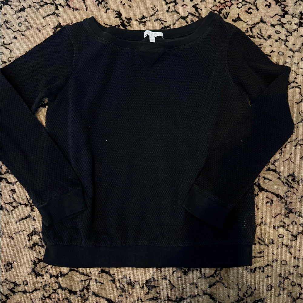 dELiA*s Black Mesh Top